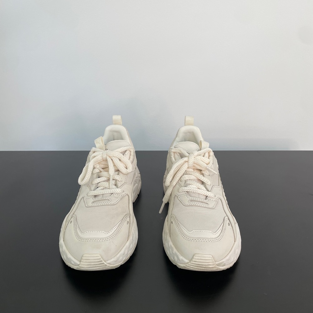 Puma Cream Athletic Sneakers